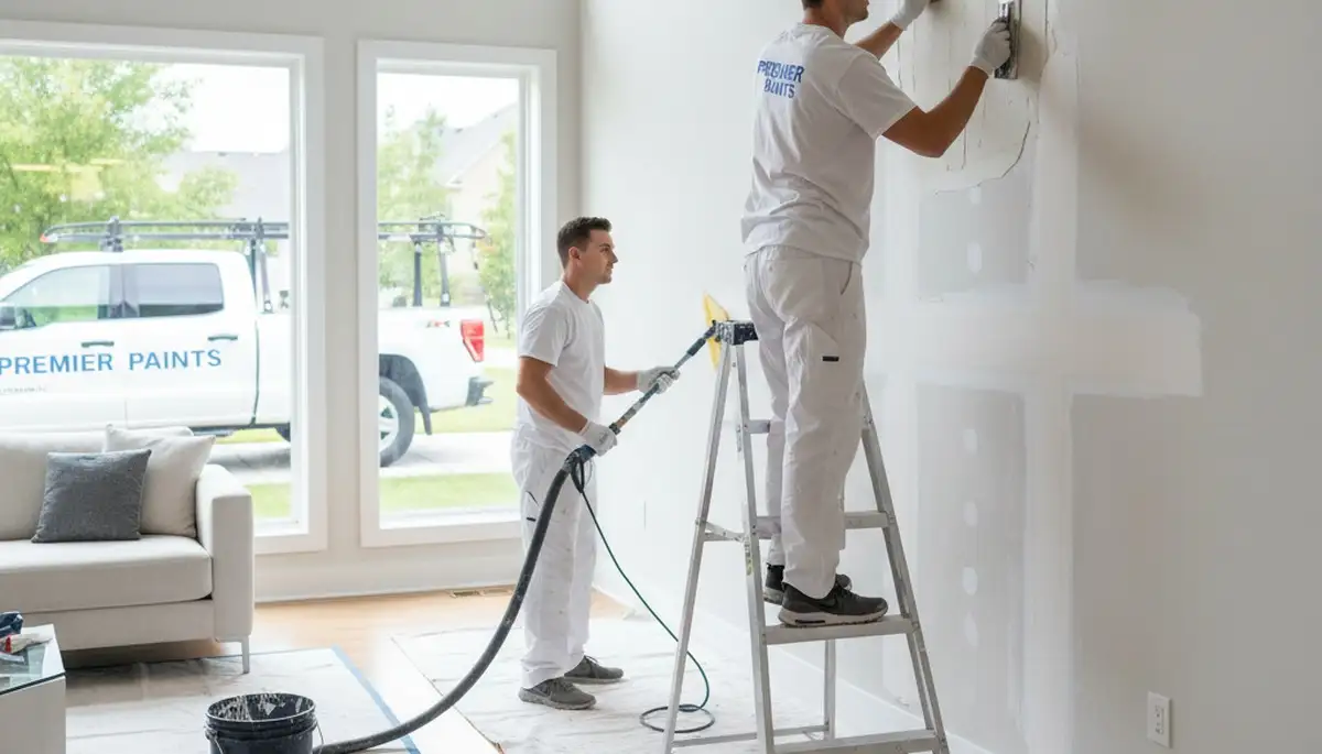 Professional drywall repair and wall restoration by expert painters in Wellesley, MA