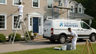 House painters in Wellesley, MA providing professional interior and exterior painting services