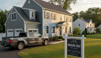 Professional house painters in Wellesley MA providing expert exterior home painting services