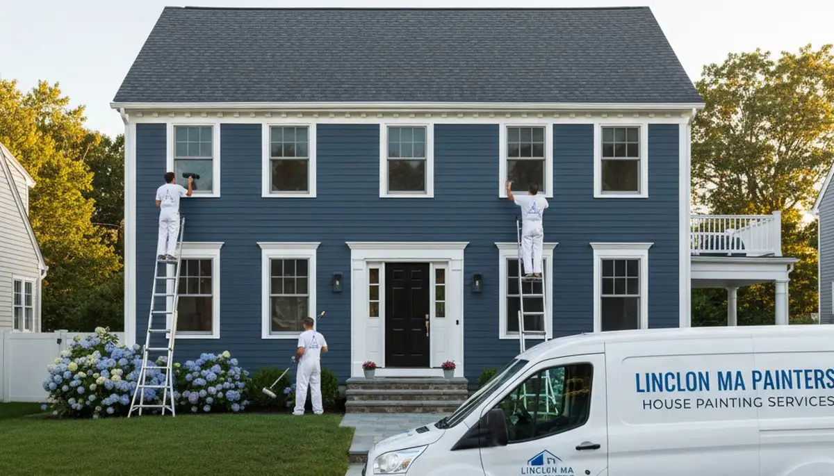 Professional house painters in Wellesley MA providing expert exterior home painting services