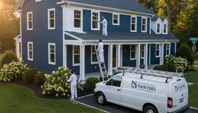 Professional house painting service in Wellesley, MA for interior and exterior homes