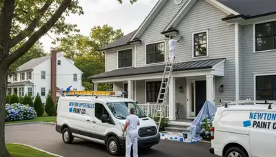 House painting services in Wellesley, MA for residential exterior and interior painting projects
